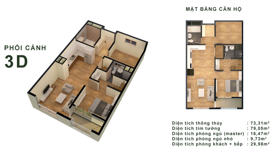 Mặt bằng tổng thể của Chung Cư Quốc Tế Booyoung Vina