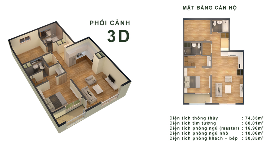 Mặt bằng tổng thể của Chung Cư Quốc Tế Booyoung Vina